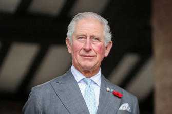 King Charles Iii In Gray Suit Wallpaper