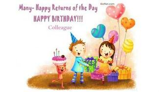 Best BirtHDay Wishes For Colleague Beautiful