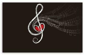 Musical Notes HD Desktop Wallpaper Widescreen High Definition