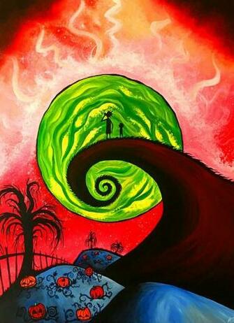This Reminds Me Of The Nightmare Before Christmas In Rick