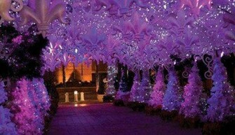 Have A Magical Purple Christmas Wallpaper