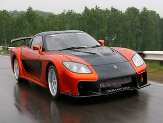 Veilside Fortune Mazda Rx Fd Supercar Tuning Wallpaper Background