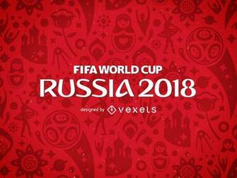 Russia Fifa World Cup Pattern Vector