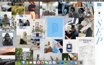 September Moodboard Desktop Wallpaper