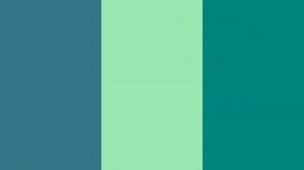 Teal Blue Deer Green Three Color Background Jpg
