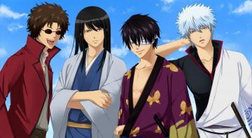 Sakamoto Katsura Takasugi Sakata Gintoki Gintama