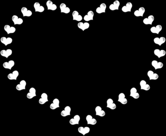 Black And White Heart Wallpaper