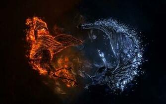 Fire And Water Wallpaper