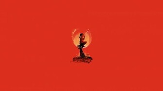 Minimalistic Solid Atomic Bomb Simplistic Simple Wallpaper Background