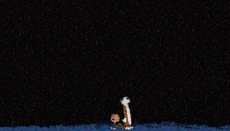 Stars Calvin Hobbes And Nature Sky HD Desktop
