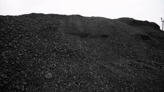 Coal In The Background Mine Open Cast Mining Stock