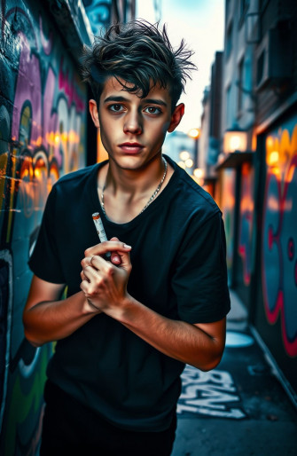 Smoker Boy Wallpaper