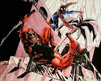 Deadpool Vs Spiderman Wallpaper Image Pictures Becuo