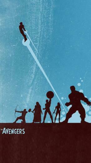 Avengers iPhone Lock Screen Wallpaper