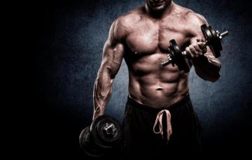 Wallpaper Muscle Man Gym Bodybuilder Barbell Image For