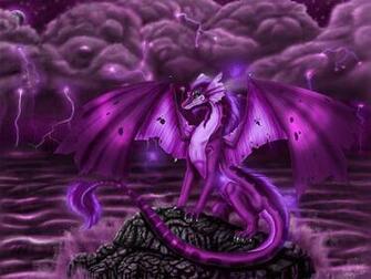 Purple Dragon Wallpaper