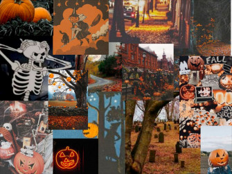 Halloween Aesthetic iPad Wallpaper