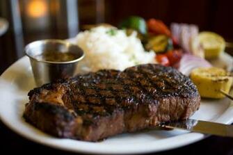 Juicy Steak With Sauce Wallpaper And Image