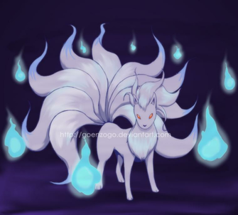 Ninetales Used Will O Wisp By Goenzogo