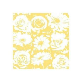 Petal Pusher Wallpaper In Yellow And Ivory Design By York