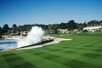 Beach Golf Course Wallpaper Pebble For The Sixth
