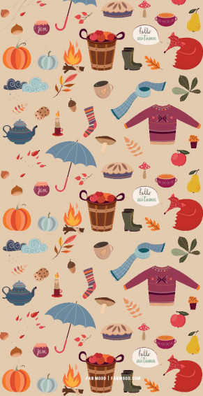 Cute Autumn Wallpaper Aesthetic Fall Lockscreen iPhone