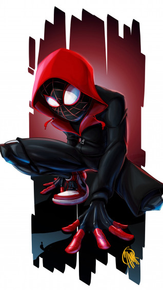Spiderman Miles Morales Art R iPhonewallpaper