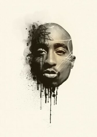 Tupac Amaru Shakur By Kot78