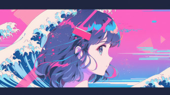 Original Vaporwave Anime Art HD Wallpaper By Patrika
