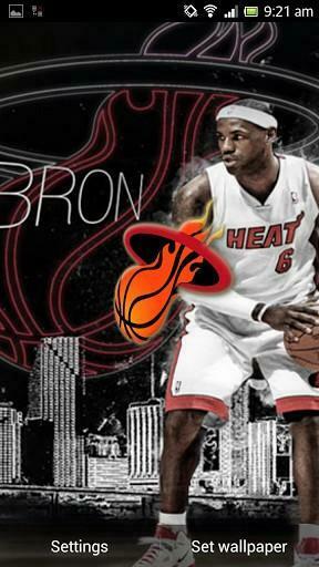 Bigger Lebron James Live Wallpaper For Android Screenshot
