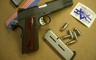 Colt Pistol Computer Wallpaper Desktop Background