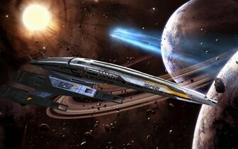 Normandy Mass Effect Science Fiction Cerberus Wallpaper