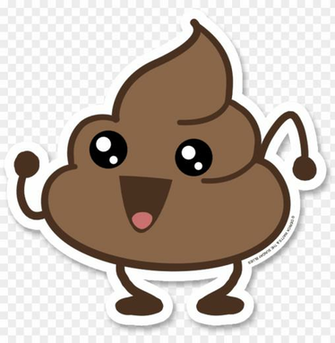 Sticker Poo 2x Stickers Cool Caquita Kawaii Png Image