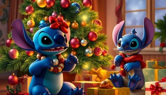 Lilo And Stitch Christmas Wallpaper