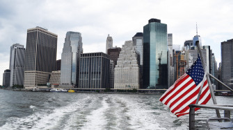 Wallpaper Id Flag United States American And Building HD