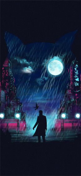 Blade Runner Digital Art 4k iPhone X Wallpaper