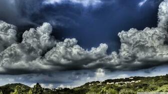 Cloudy Sky HDr Wallpaper