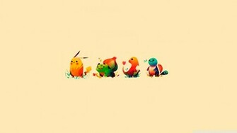 Pikachu Charmander Squirtle Wallpaper Wallpoper