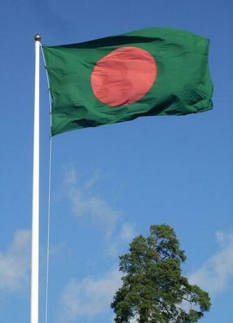 Graafix Wallpaper Flag Of Bangladesh
