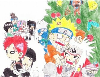Naruto Christmas By Twilightdragon Dxozp Pixel Anime HD