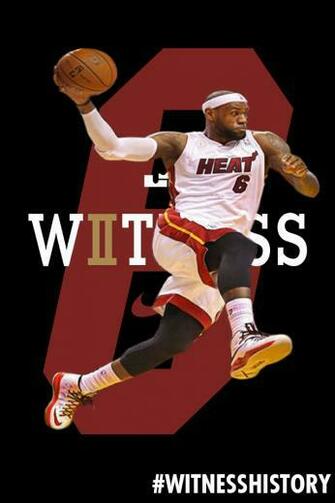 Lebron James Witness History Wallpaper By Cedierich