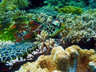Sea Turtle Computer Wallpaper Desktop Background Id