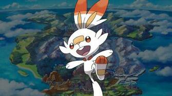 Pokemon Sword And Shield Scorbunny Wallpaper Cat With Monocle