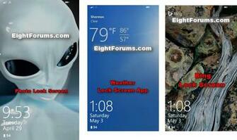Windows Phone Lock Screen Background Change