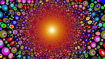 Wallpaper Colorful Bright Circles Texture Line