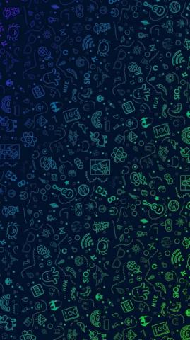 Pattern Green Blue iPhone Wallpaper