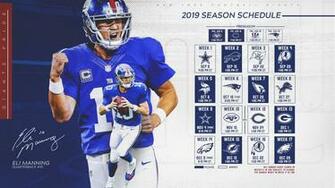 Giants Schedule New York