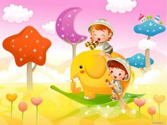 Wallpaper Cartoon Children Games