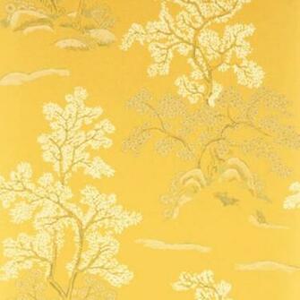 Home Gp J Baker Oriental Tree Pale Aqua Wallpaper