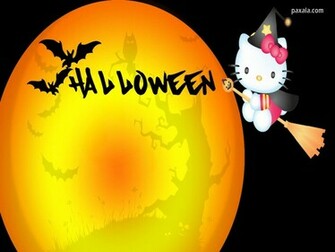 Wallpaper Hello Kitty Halloween